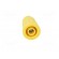 Socket | 4mm banana | 24A | 1kV | yellow | on panel,push-in | 33mm | 5mΩ image 9