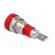 Socket | 4mm banana | 24A | 60VDC | red | nickel plated | on panel | 28mm image 4