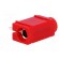 Socket | 4mm banana | 24A | 60VDC | red | silver plated | PCB | insulated image 6