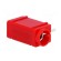 Socket | 4mm banana | 24A | 60VDC | red | silver plated | PCB | insulated image 8