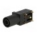 Socket | 4mm banana | 24A | black | gold-plated | PCB | insulated | 33.6mm image 2