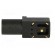 Socket | 4mm banana | 24A | black | gold-plated | PCB | insulated | 33.6mm image 3