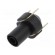 Socket | 4mm banana | 24A | black | PCB | insulated,with contacts image 1