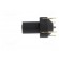 Socket | 4mm banana | 24A | black | PCB | insulated,with contacts image 3