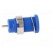 Socket | 4mm banana | 24A | blue | nickel plated | screw,on panel image 7