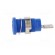 Socket | 4mm banana | 24A | blue | nickel plated | on panel,screw | 34mm image 3