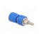 Socket | 4mm banana | 24A | blue | nickel plated | screw,on panel | 36mm image 4
