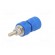 Socket | 4mm banana | 24A | blue | nickel plated | screw,on panel | 36mm image 6