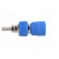 Socket | 4mm banana | 24A | blue | nickel plated | on panel,screw | 36mm image 7