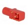 Socket | 4mm banana | 24A | red | gold-plated | PCB | insulated | 33.6mm paveikslėlis 4