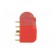 Socket | 4mm banana | 24A | red | gold-plated | PCB | insulated | 33.6mm paveikslėlis 5