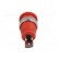 Socket | 4mm banana | 24A | red | nickel plated | screw,on panel | 34mm image 5
