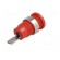 Socket | 4mm banana | 24A | red | nickel plated | on panel,screw | 34mm image 6