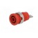 Socket | 4mm banana | 24A | red | nickel plated | on panel,screw | 34mm image 2