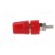 Socket | 4mm banana | 24A | red | nickel plated | on panel,screw | 36mm image 3