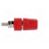 Socket | 4mm banana | 24A | red | nickel plated | on panel,screw | 36mm image 7