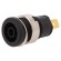 Socket | 4mm banana | 25A | 1kVDC | black | gold-plated | screw | 32mm image 1