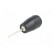 Socket | 4mm banana | 25A | 1kVDC | black | PCB | Connection: soldering paveikslėlis 6