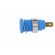Socket | 4mm banana | 25A | 1kVDC | blue | gold-plated | screw | 32mm | 5mΩ image 3