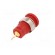 Socket | 4mm banana | 25A | 1kVDC | red | gold-plated | screw | 32mm | 5mΩ image 6