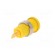 Socket | 4mm banana | 25A | 1kVDC | yellow | gold-plated | screw | 32mm paveikslėlis 6