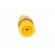 Socket | 4mm banana | 25A | 1kVDC | yellow | gold-plated | screw | 32mm image 9