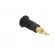 Socket | 4mm banana | 25A | black | gold-plated | Overall len: 30mm image 4