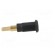 Socket | 4mm banana | 25A | black | gold-plated | Overall len: 30mm image 6