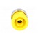Socket | 4mm banana | 25A | Cutout: Ø12mm | yellow | nickel plated | 5mΩ paveikslėlis 9