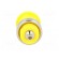 Socket | 4mm banana | 25A | Cutout: Ø12mm | yellow | nickel plated | 5mΩ paveikslėlis 5