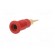 Socket | 4mm banana | 25A | red | gold-plated | Overall len: 30mm image 2
