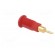 Socket | 4mm banana | 25A | red | gold-plated | Overall len: 30mm paveikslėlis 4