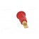 Socket | 4mm banana | 25A | red | gold-plated | Overall len: 30mm image 5