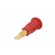 Socket | 4mm banana | 25A | red | gold-plated | Overall len: 30mm image 6