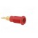 Socket | 4mm banana | 25A | red | gold-plated | Overall len: 30mm image 8