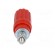 Socket | 4mm banana | 25A | red | insulated | crimped image 5
