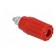 Socket | 4mm banana | 25A | red | insulated | crimped image 8