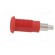 Socket | 4mm banana | 25A | red | nickel plated | Overall len: 26mm image 3