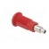 Socket | 4mm banana | 25A | red | nickel plated | Overall len: 26mm image 4