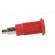 Socket | 4mm banana | 25A | red | nickel plated | Overall len: 26mm image 7