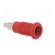 Socket | 4mm banana | 25A | red | nickel plated | Overall len: 26mm image 8