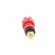 Socket | 4mm banana | 30A | 60VDC | 48mm | red | gold-plated | -20÷80°C image 5