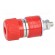 Socket | 4mm banana | 30A | 60VDC | red | nickel plated | screw,on panel image 3