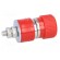 Socket | 4mm banana | 30A | 60VDC | red | nickel plated | screw,on panel image 7