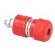 Socket | 4mm banana | 30A | 60VDC | red | nickel plated | screw,on panel image 8