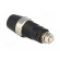 Socket | 4mm banana | 32A | 1kVDC | black | nickel plated | screw | 39mm image 4