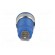 Socket | 4mm banana | 32A | 1kVDC | blue | nickel plated | on panel | 35mm image 5