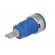 Socket | 4mm banana | 32A | 1kVDC | blue | nickel plated | on panel | 35mm image 6