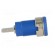 Socket | 4mm banana | 32A | 1kVDC | blue | nickel plated | on panel | 35mm image 7