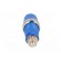 Socket | 4mm banana | 32A | 1kV | blue | nickel plated | screw | insulated image 5